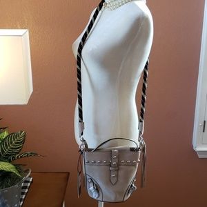 Rebecca Minkoff rose mini Tote with climbing Rope.